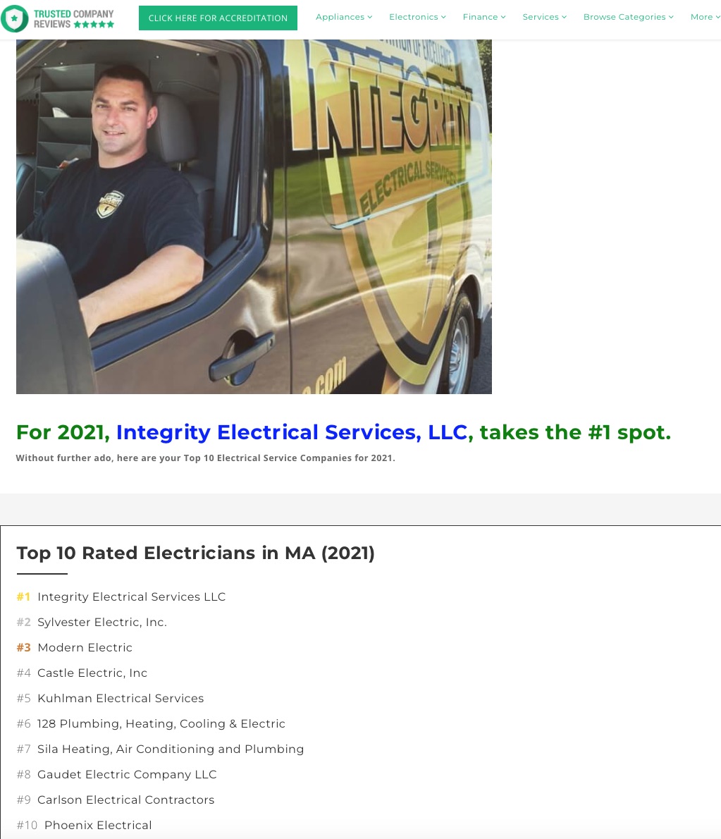 top rated electrician lowell 